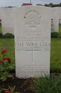 Dochy Farm New British Cemetery - MAY, ALEXANDER